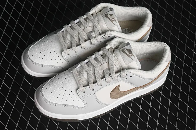 All categories Nk SB Dunk series Nk SB Dunk Low low-top sneakers K version Nk Dunk Low "Phantom/Khaki" light gray brown SB low-top casual sneakers FJ4188-001
